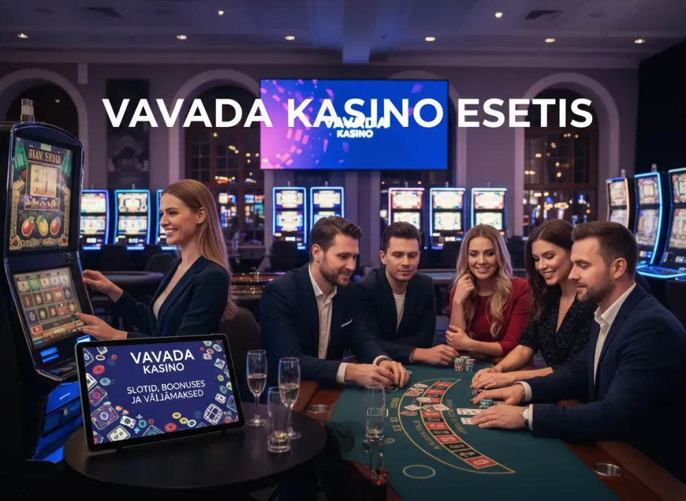 Vavada kasiino Eestis: slotid, boonused ja väljamaksed